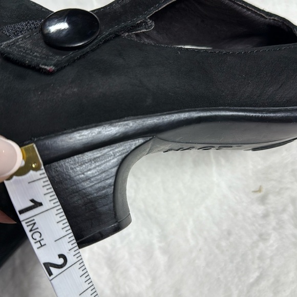 Naot Womens Black Leather T Strap Mary Jane Pumps Low Heel Comfort Shoes 9 - Picture 9 of 17